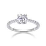 With You 2 Carat Ring – White Gold Plated