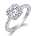 Wonderful Destiny Ring – White Gold Plated