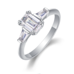 契约信条5*7 Ring – White Gold Plated