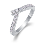 To You Ring - White Gold Plated