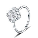 Sparkling Dainty Moissanite Ring – R17451