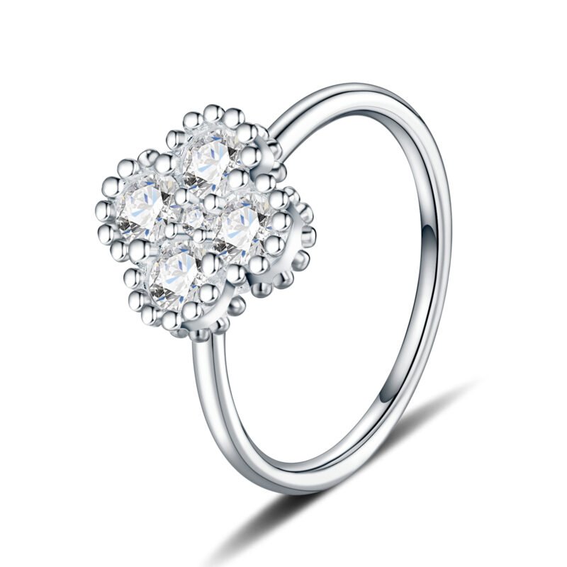 Sparkling Dainty Moissanite Ring – R17451