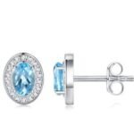 Topaz Color Moissanite Earrings – SE15971-TP