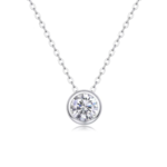 Pure Elegance Necklace – White Gold Plated