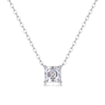 Eternal Sparkle Necklace – White Gold Plated