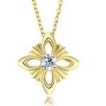 18K Gold Plated Sparkling Dainty Necklace