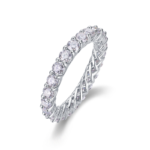 White Gold Plated Sparkling Ring