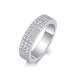 R240213823-1.53排 Ring – White Gold Plated