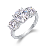 White Gold Plated Sparkling Ring