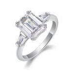 White Gold Plated Sparkling Ring