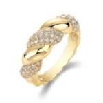 18K Gold Plated Sparkling Ring