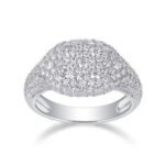 White Gold Plated Sparkling Ring