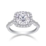 White Gold Plated Sparkling Ring