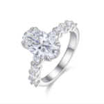 White Gold Plated Sparkling Ring