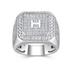 White Gold Plated Sparkling Ring