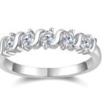 White Gold Plated Sparkling Ring