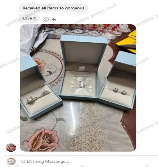 Real customer jewelry case from Sunshine Jewelry Facebook page 3