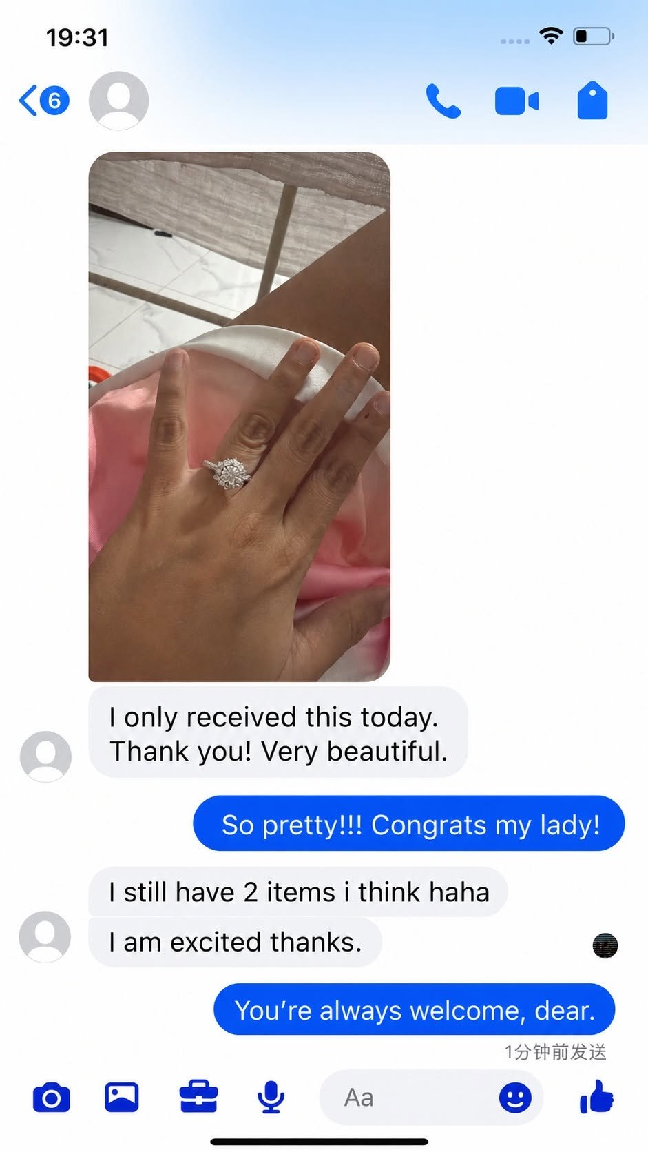 Real customer jewelry case from Sunshine Jewelry Facebook page 12