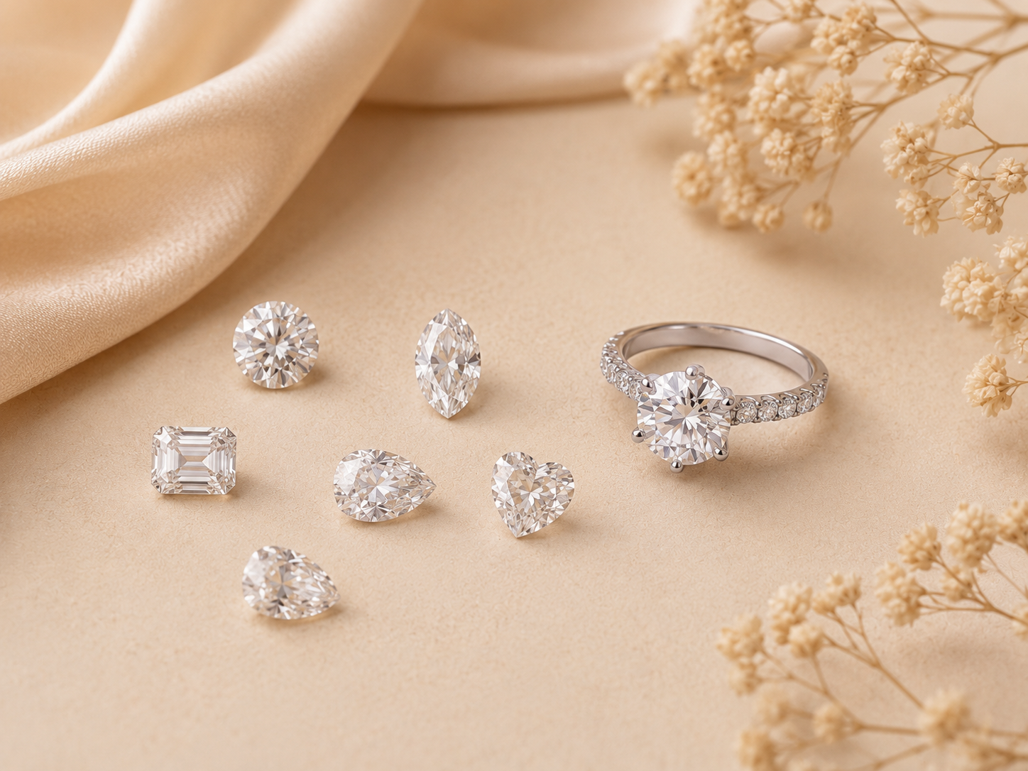 Moissanite stone shapes and custom jewelry inspiration