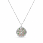 Tree of Life Moissanite Pendant Necklace