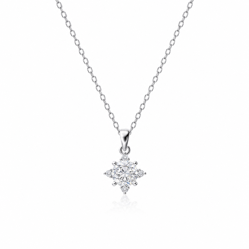 Forever Connected Moissanite Pendant Necklace