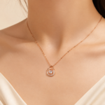 Lucky Cat Moissanite Pendant Necklace - Image 2