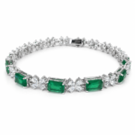 Emerald Green Tennis Bracelet - CS013