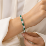 Emerald Green Tennis Bracelet - CS013 – Image 2