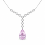 Ruby Red Pendant Necklace - CP113