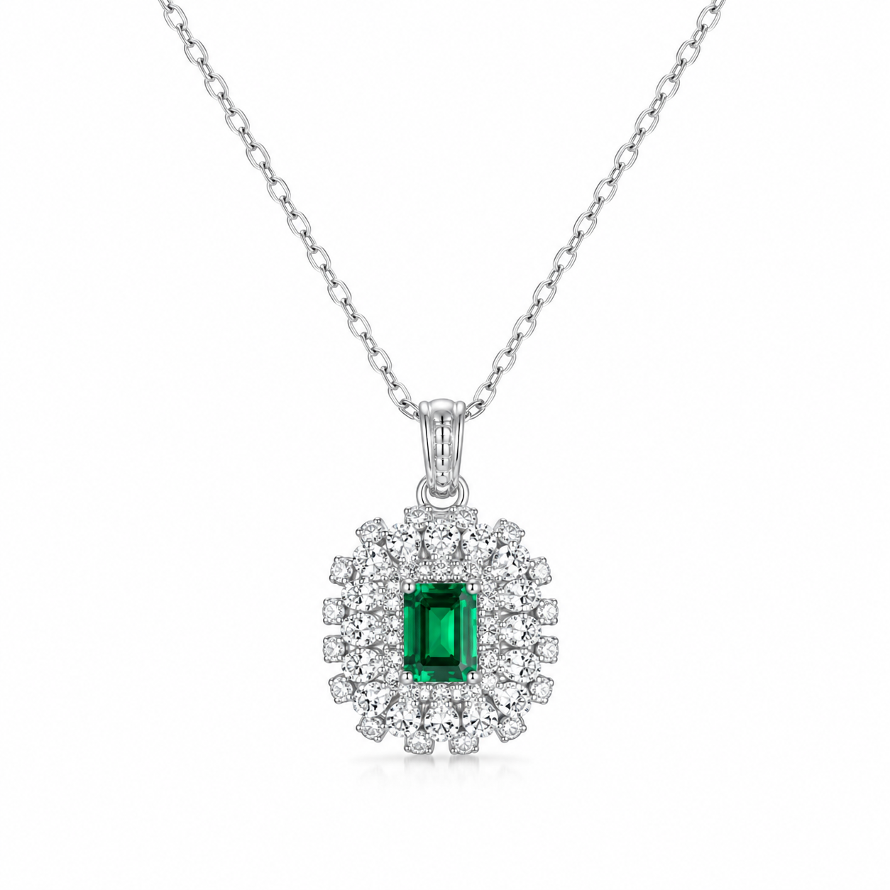 ChatGPT Image 2026年7月8日 20_23_54 (6) Emerald Green Pendant Necklace - CP115 - Image 1