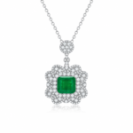 Emerald Green Pendant Necklace - CP106