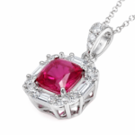 Multicolor Pendant Necklace - CP107 - Image 3