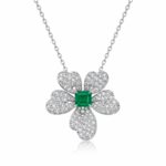 Emerald Green Pendant Necklace - CP110