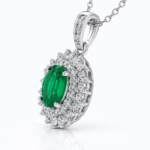 Multicolor Pendant Necklace - CP082 - Image 3