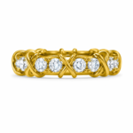 3mm Full-Eternity Moissanite Wedding Band