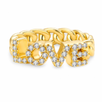 Triple-Butterfly Moissanite Ring
