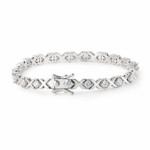 X-Link Moissanite Eternity Bangle
