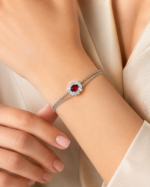 True Heart Oval-Cut S925 Sterling Silver Bracelet - Image 2