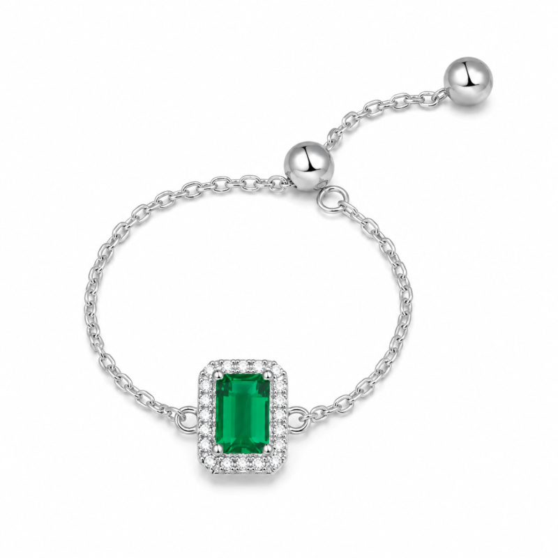 Guardian Gate Square-Cut S925 Sterling Silver Bracelet
