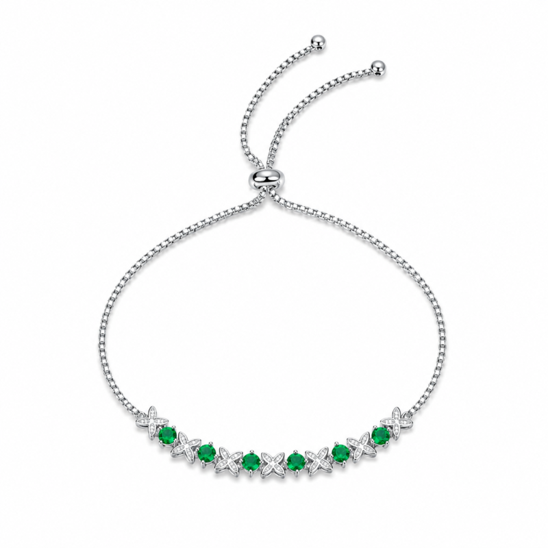 Near & Dear Clover S925 Sterling Silver Bracelet
