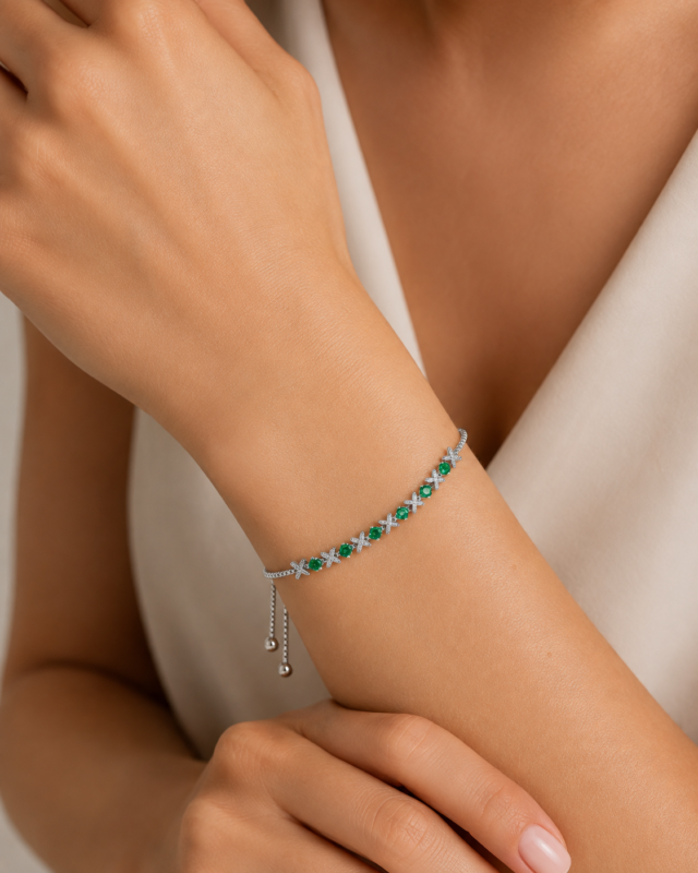 Near & Dear Clover S925 Sterling Silver Bracelet second image