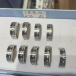 Modern Channel-Set Moissanite Band - MS0826