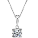 1 CT Angel's Kiss Moissanite Pendant - MS0856
