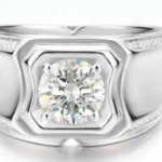 2 CT Men's Cushion-Set Statement Moissanite Ring - MS0877