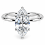 2 CT Marquise-Cut Solitaire Moissanite Ring - MS0903