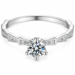 1 CT Medusa Snake Moissanite Statement Ring - MS0904