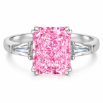 7 x 9 mm Center-Stone Moissanite Ring - MS0924