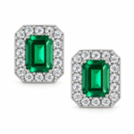 5 x 7 mm Center-Stone Moissanite Stud Earrings - MS0935