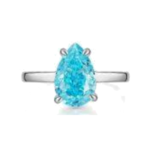 7 x 10 mm Center-Stone Moissanite Ring - MS0940