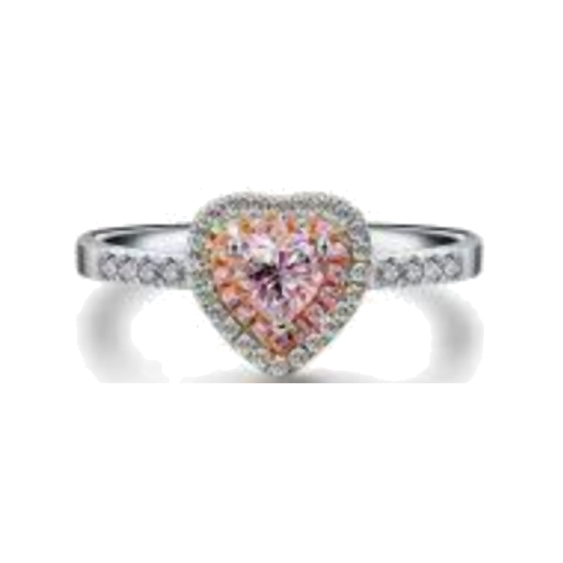 6 x 6 mm Center-Stone Moissanite Ring - MS0943